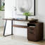 Bureau d'ordinateur à domicile avec tiroirs