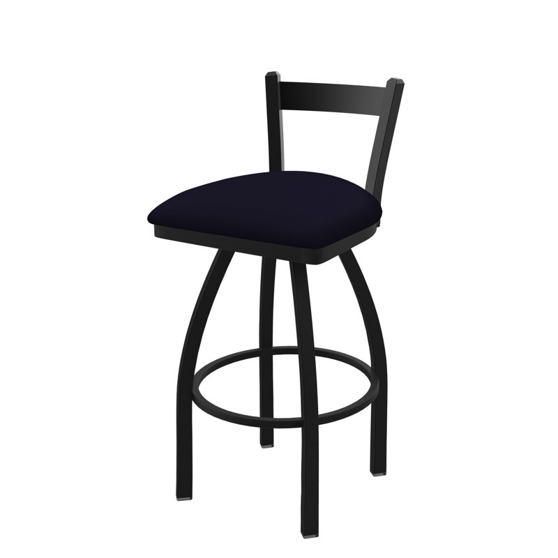 Tabouret de bar 821 Catalina, Crépuscule Canter, Noir froissé, Tabouret de comptoir (assise de 25 po de hauteur)