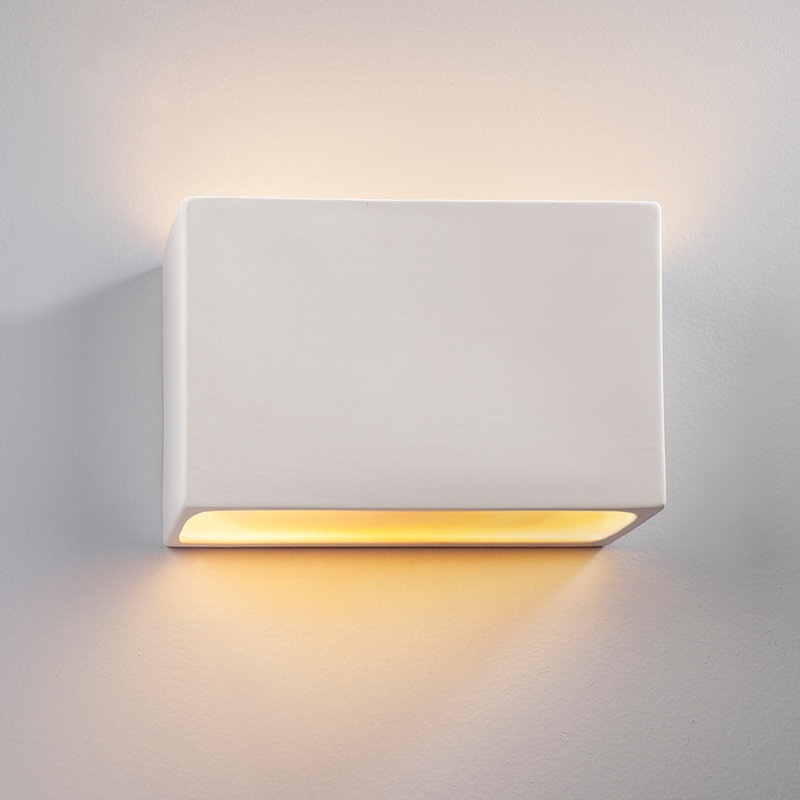Ambiance Collection™ LED Outdoor Flush Mount, Bisque, 6" H x 10" W x 4" D, No