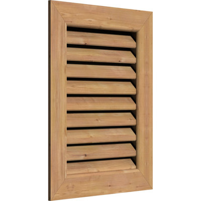 Grille d'aération verticale en cèdre