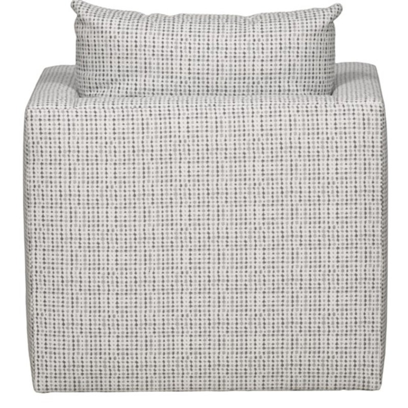 Emory Armchair, Tarbee Pebble Polyester Blend
