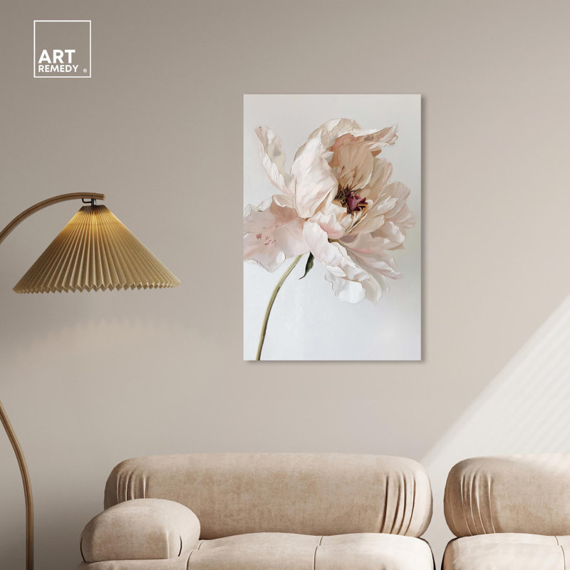 Floral Profile Gallery Wrapped Canvas Wall Art, 36" x 24"