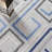 Kawaun Modern Geometric Gray 100% Polypropylene Indoor / Outdoor Area Rug-1634119655-1634119503