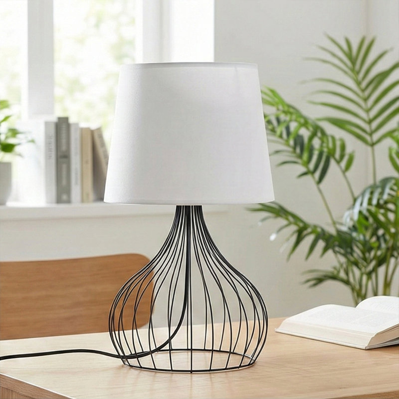 Lampe de table Juno Cage, Encre, Porcelaine