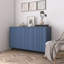 Armoire de rangement à motif de vagues avec 2 portes et 2 tiroirs-1471769538