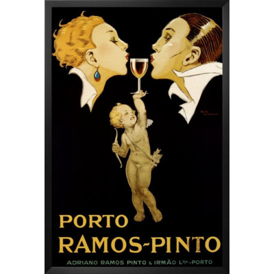 «Porto Ramos-Pinto», affiche vintage encadrée