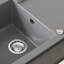 Dakota Fields Bukovinka 418mm W Single Bowl Granite Kitchen Sink with 1 Faucet Hole-942598698
