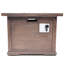 Foyer de patio 40 000 - brun, l 32,25 po x H 24,15 po, aspect rustique pour le jardin et l 32,25 po H 24,15 po, finition extérieure