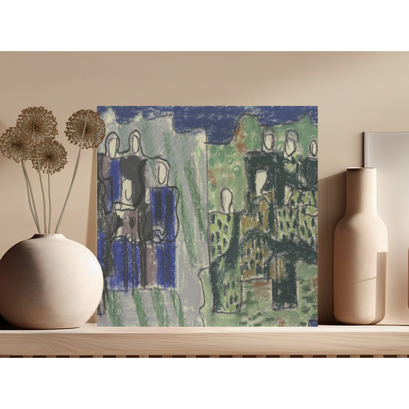 Meece Wrapped Canvas Print Set, 12x12