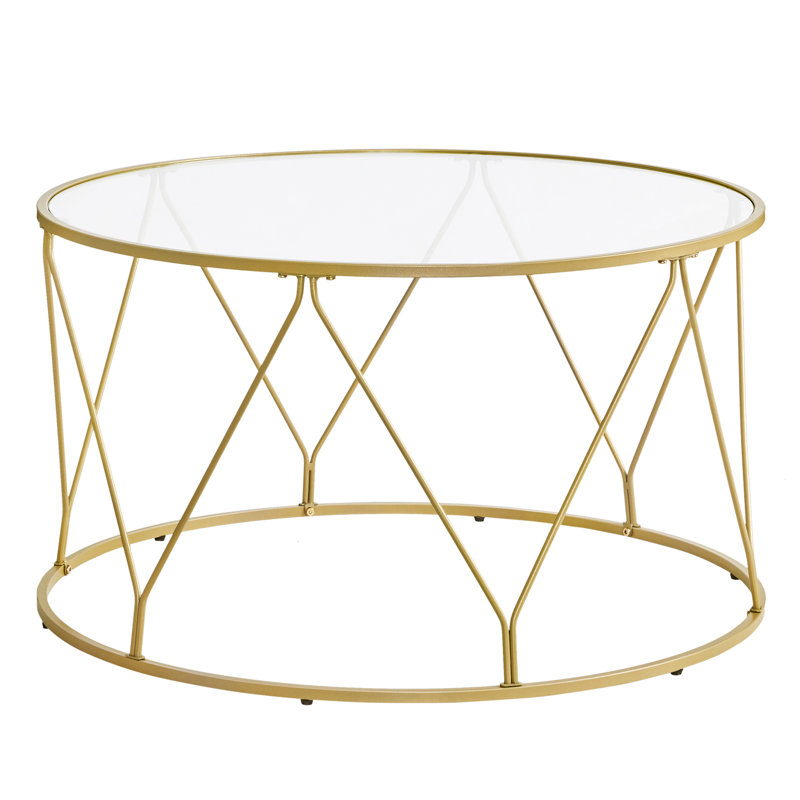 Table basse dorée 33,1 po Doynton