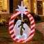 Crèche de Noël 49 po 2-en-1 avec lumières DEL 49 po