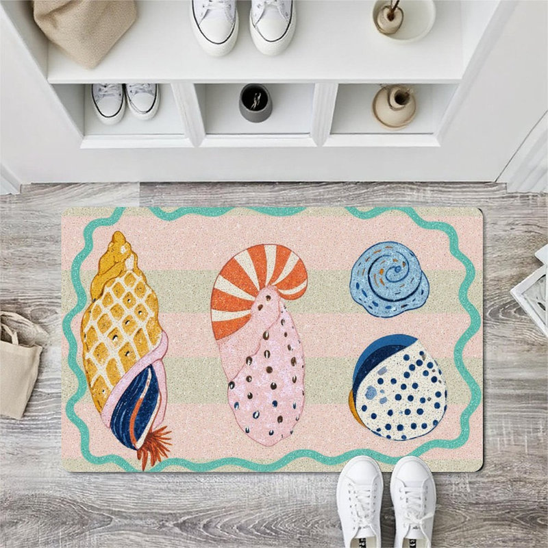Paillasson coloré 24 x 36 pour porte d'entrée