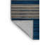 Tapis gris à rayures horizontales lavable à la machine-602589892