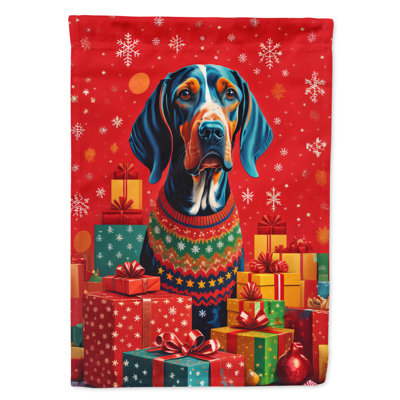 Double Sided 40'' H x 28'' W Polyester Christmas House Flag