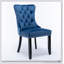 Ensemble de chaises de salle à manger rembourrées en velours de bois massif Nikki-626728682