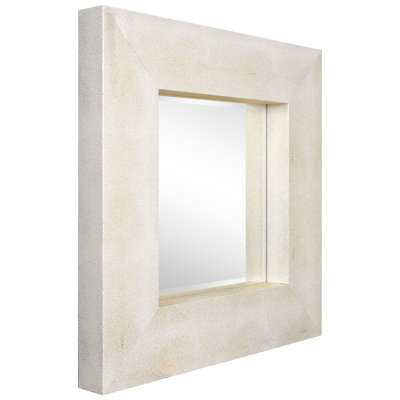 Square Leather Mirror