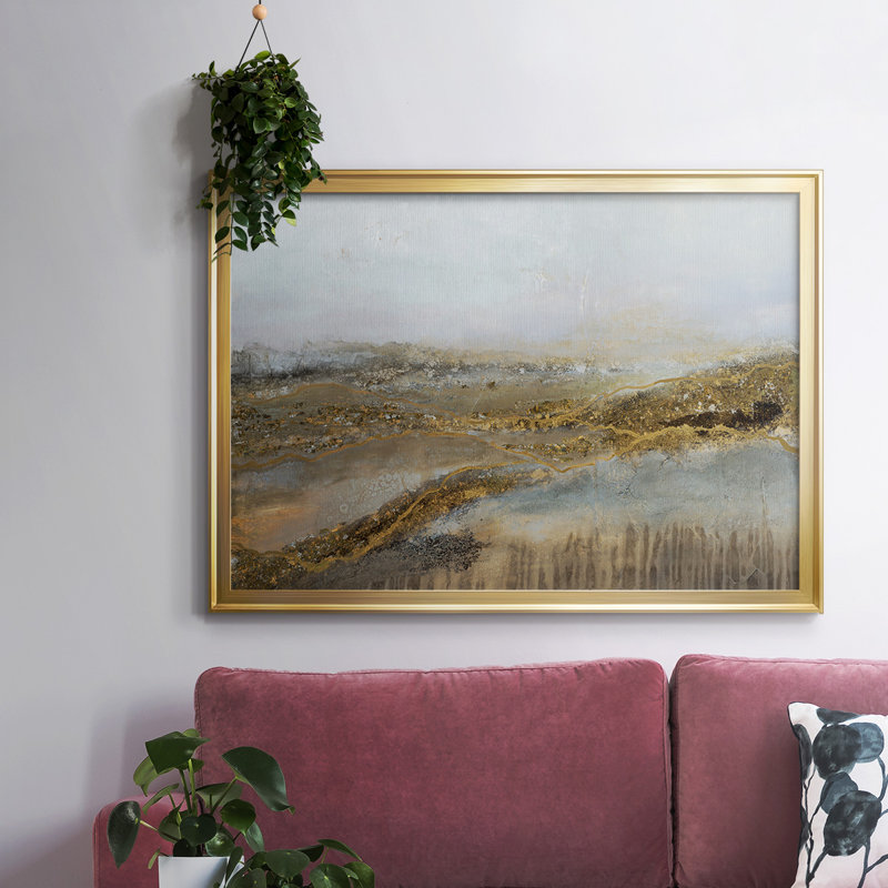 «Where Are We Going», reproduction d'art sur toile, Toile encadrée dorée avec coins fermés, H 30 po x l 44 po x P 1,5 po