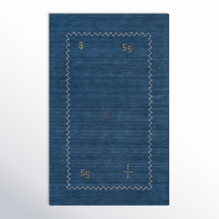 Danforth Hand-Woven Flatweave Wool Area Rug