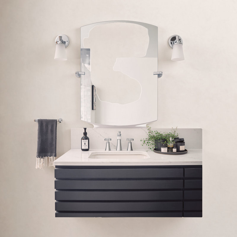 Moen Flara Cross-Handle Widespread Bathroom Faucet Trim Kit, Valve Required, Chrome