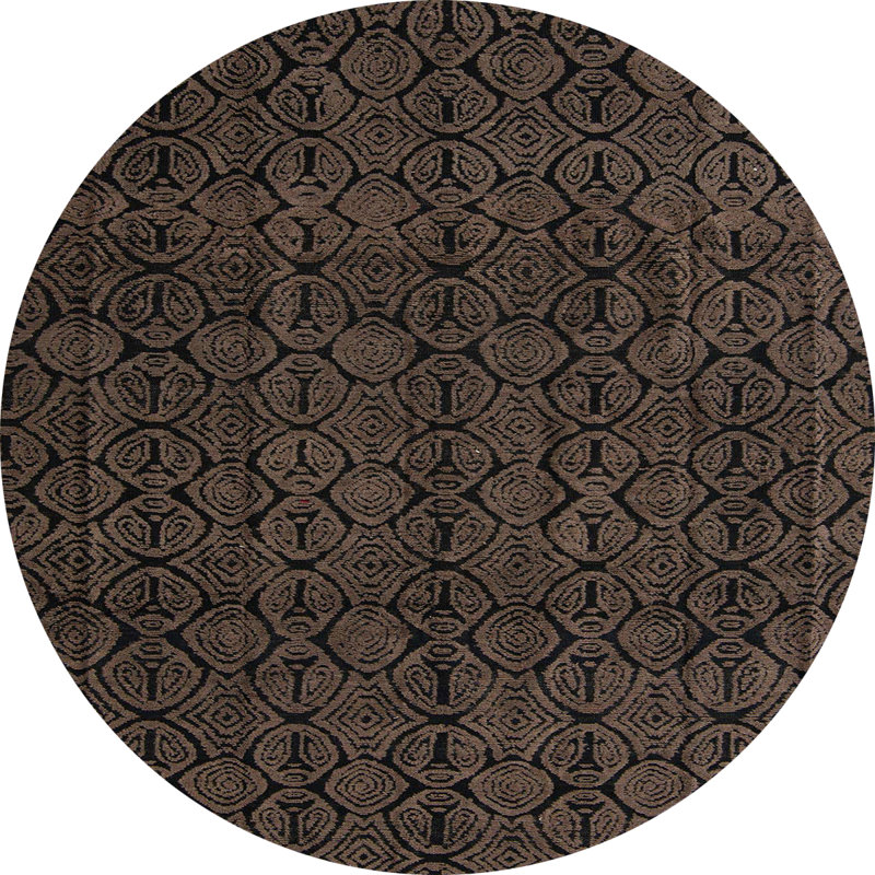 Abstract Indoor Rug, Round 4'