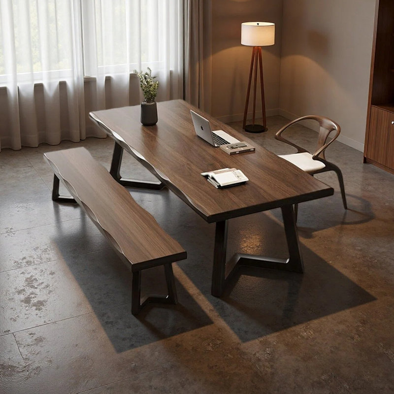 Simple elegant desk, 29.53" H x 55.12" W x 27.56" D