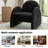 Delal  Upholstered  Boucle Armchair-1468676478