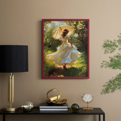 «WOMEN Series DCCDVII», reproduction d'art encadrée - bois massif