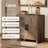 Rustic Farmhouse TV Stand for 65-Inch TVs, Wooden Media Console & Entertainment Center with 4 Storage Cabinets, Accent Furniture for Living Room, Bedroom, Hallway, Brown-778092688