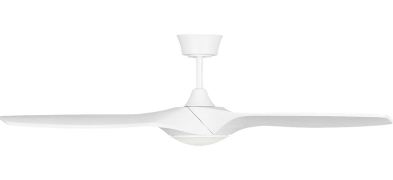 Selen Smart LED Ceiling Fan, 52" Wide, Matte White, Matte White