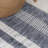 Chichaoua Geometric Striped Machine-Washable Slate Gray/Ivory Rug-2064154275
