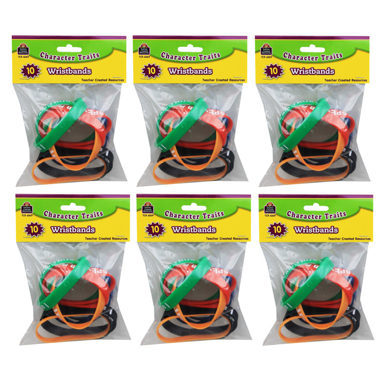 Paquet de bracelets de caractère