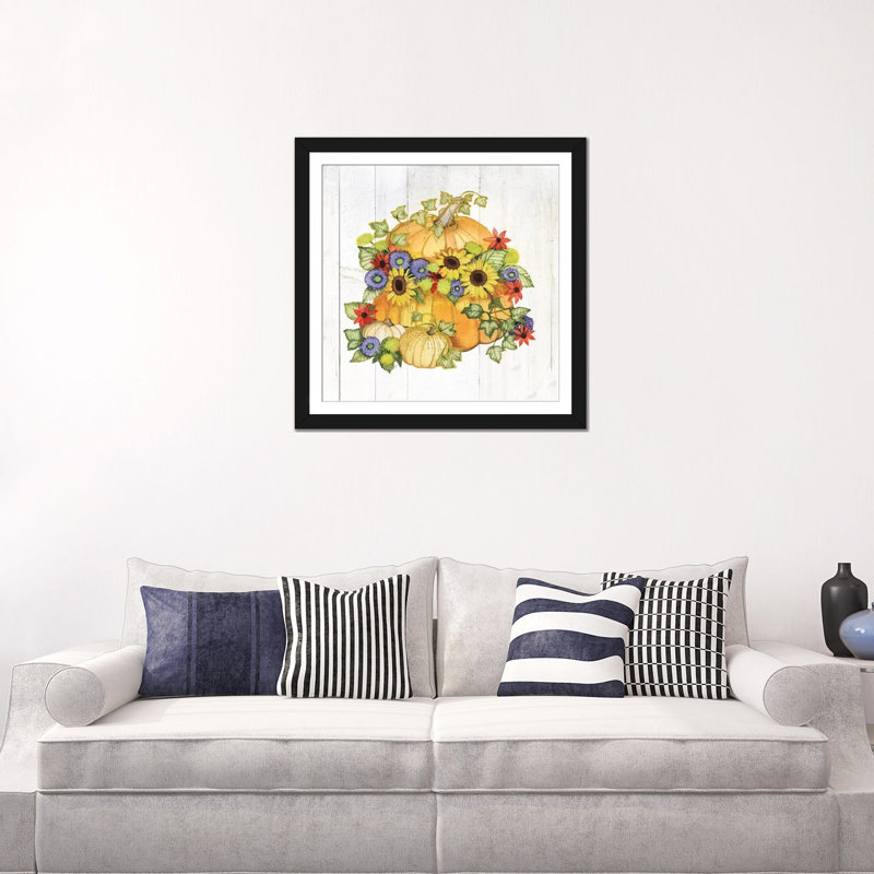 « automne days iv », reproduction d’art sur toile, Papier d'art encadré noir, Blanc, H 24 po x l 24 po x P 1 po