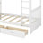 Twin Over Twin Bunk Bed With Ladders And Drawers-424441333