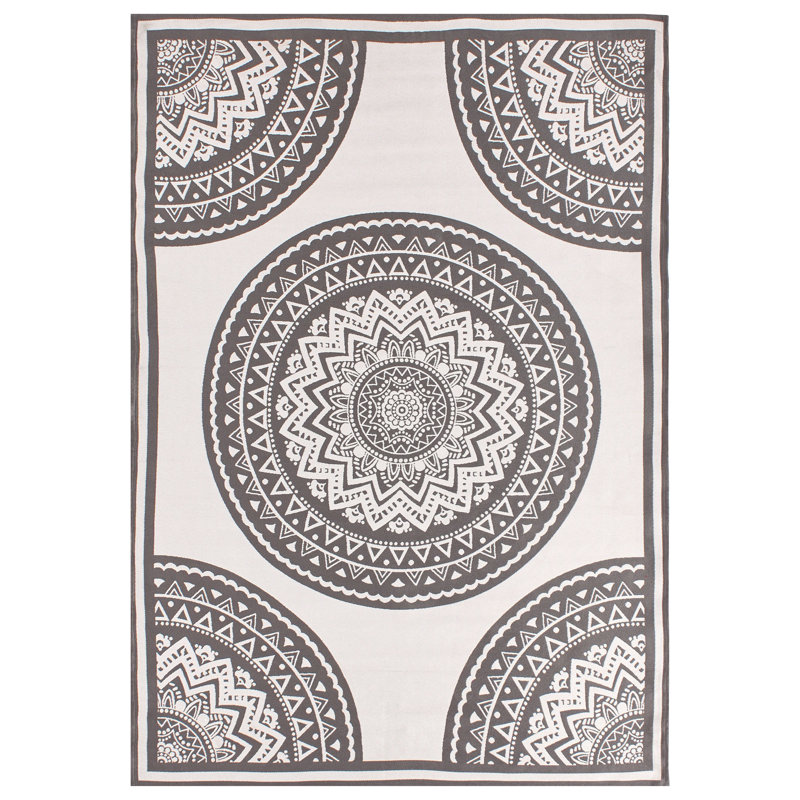 Outdoor Rug NELLORE Grey, Rectangle 160 x 230 cm