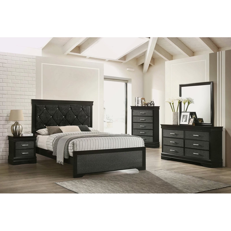 Mobilier de chambre 1pc, Noir