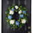 Blue & White Hydrangea, English Ivy & Berry Everyday Spring Front Door Wreath-722918486-722915835
