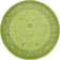 Tapis oriental vert foncé Godina