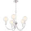 Lustre traditionnel / classique à 5 lumières de style bougie