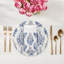 Royal Delft Masterpieces Tulips Hemstitch 22" Linen/Cotton Napkin