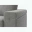 Fauteuil Giuliana - tissu gris clair tissé-1339613561