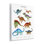  Dinosaur Learning Chart Wall Plaque Art by Brett Blumenthal
