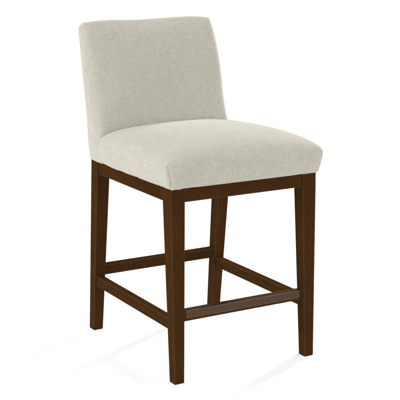 Upholstered Stool, Pecan, Rumor Bliss
