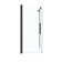 Pasadena 32.17'' W 72.01'' H Frameless Square Reversible Shower Enclosure