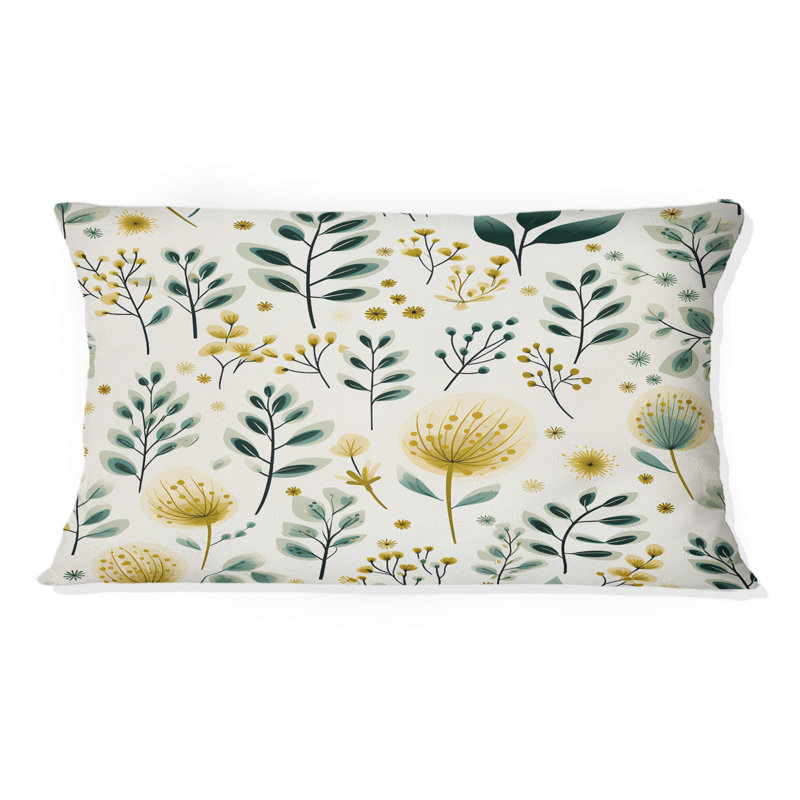 Floral Throw Pillow
