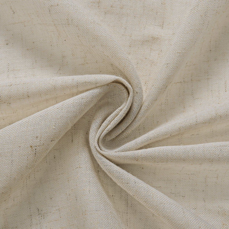  Paire de rideaux semi-transparents avec pattes Draycott, Beige, L 52 po x L 90 po