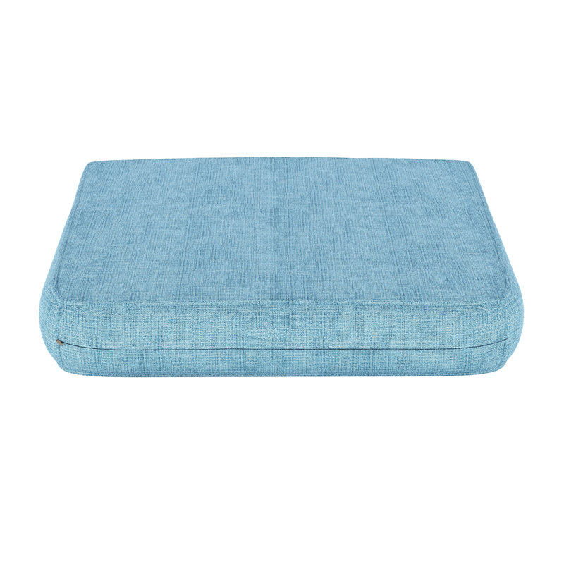 Outdoor Sunbrella® Seat Cushion, 20" W x 18" D, Cast Horizon Sunbrella® Plainweave