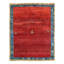 Geometric Area Rug in Red