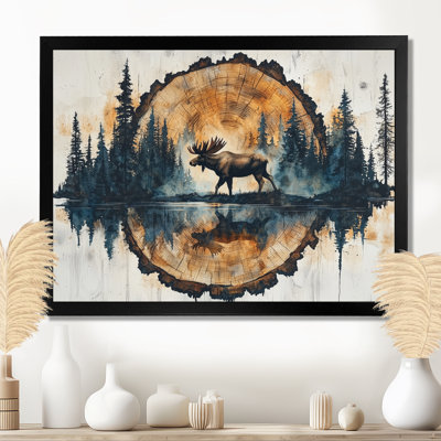 Geon Canadian Moose Into The Forest II - Orignal, art mural