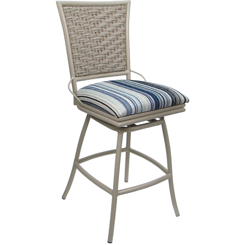 Cadre en bois de grève, Bleu, Beige