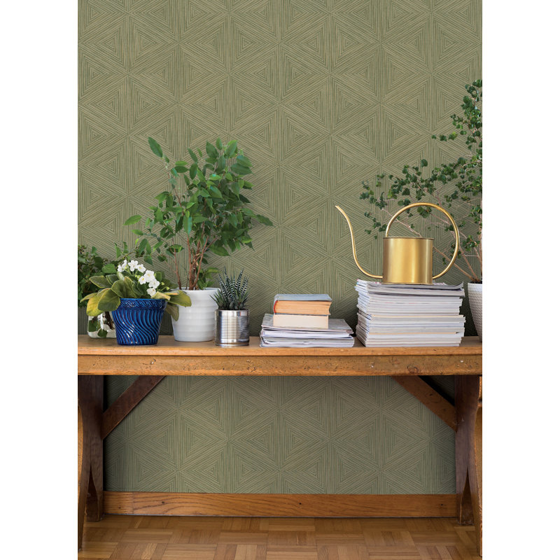 Papier peint Anara, Vert